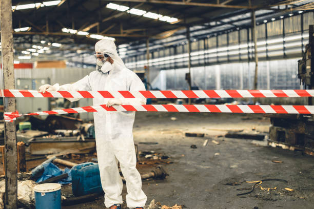 Professional Unattended Death Cleanup technician working in Alloway, NJ